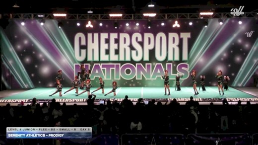 Serenity Athletics - Prodigy [2026 L4 Junior - Flex - D2 - Small - B Day 2] 2026 CHEERSPORT National All Star Cheerleading Championship