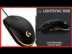Logitech G203 Wired Gaming Mouse, 8,000 DPI, Rainbow Optical Effect LIGHTSYNC RGB