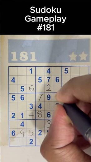 Sudoku Gameplay Medium Level | Math Tutor Edu | Sudoku 181