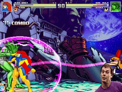 Jean Grey & DG Blossom vs Savage She-Hulk & DG Buttercup