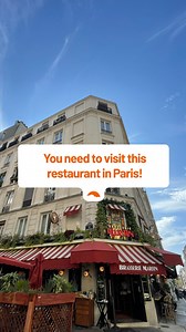 1.7K views | Looking for a restaurant in Paris? Then you need to go to Brasserie Martin!  ️ Authentic French cuisine  Budget friendly! 狼 A less touristy spot #paris #ParisRecommendations #ParisRestaurant #ParisFood #CityBreak #FrenchCuisine #FoodTravel #travel #holiday | TravelSupermarket | Facebook