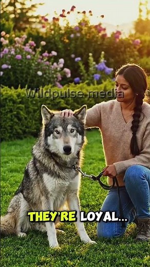 “This Is NOT a Dog… It’s a Wolf Hybrid 😳🐺”#wolfdog #wolfhybrid #dogs #wildanimals