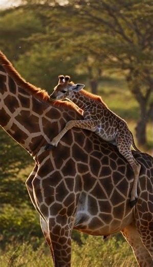 Cutest Giraffe Moment Ever Caught on Camera!