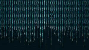 Download Matrix of Japanese Alphabet Digital Background for free