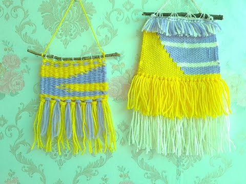 How To Make A Cardboard Loom| Cardboard Loom Weaving.