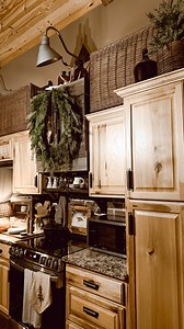 “No plans, no schedule—just home, warmth, and my rustic kitchen.” That is what I wish I were doing today! Lol! But I’m working! Hope everyone had a great day! #mycozyhome #mycountryhome #cozyhome #christmaskitchen #christmasdecor | Shady_pines3 home decor