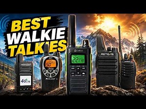 Top 5 Best Walkie Talkies | Long Range Two-Way Radios for Hiking, Camping & Work