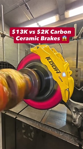 Conroy Davis on Instagram: "Why pay $13,000 for carbon ceramic brakes when you can get the SAME thing direct from the manufacturer for just $2,100? 😱 Here’s the truth about carbon ceramic big brake kits: ✅ Most are made in China (some in Thailand) — not in the U.S. ✅ Options from 2-piston up to 10-piston calipers (forged or cast) ✅ The supplier is legit — they sponsor builds, post stress tests, and will be at SEMA this year 🚀 This isn’t cheap knockoff junk. These brakes are tested, proven, and