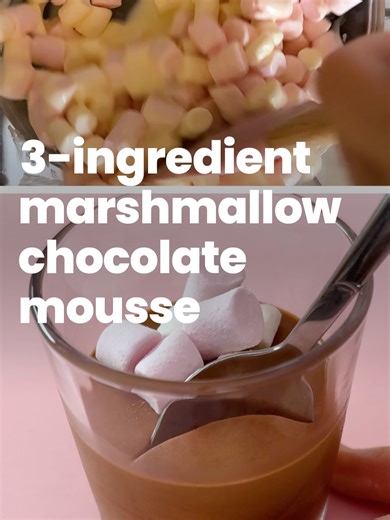 Easy Eggless Marshmallow Chocolate Mousse Recipe
