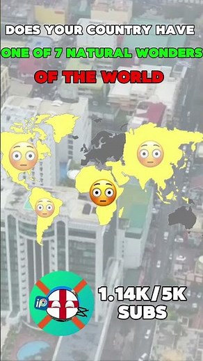 The seven wonders of nature #geographythroughmaps #subscribe #viral #shorts #nature #mapping #sub