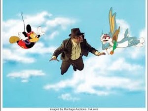 Mickey Mouse, Bugs Bunny, Tweety Bird Scene- Who Framed Roger Rabbit? Movie Scene