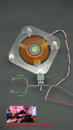 ヽ・ T.T JUBARAJ on Instagram: "Touch switch circuit #experiment #scienceproject"