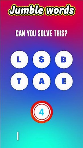 Daily Jumble Word Quiz 🔥 | Can You Unscramble This?