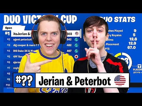 So I Played A Tournament With PETERBOT... (BEST PRO!)