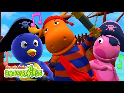 Nelson Helps Andy Sing The Backyardigans Scurvy Pirates From Pirate Treasure Episode & Audio Version