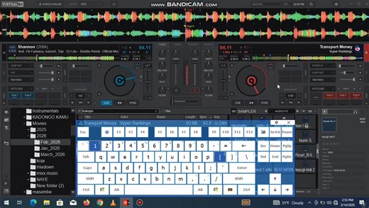 simple scratch partner using a keyboard in virtual dj #djartin #masanyalazenation #keyboardmapping #learnwithartin