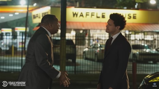 Trevor Noah and Roy Wood Jr. Fight Outside of a Waffle House