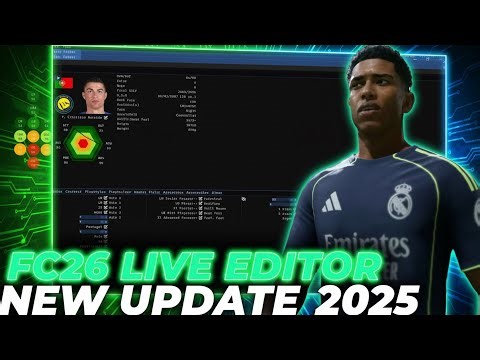 EA FC 26 Live Editor | FC 26 Live Editor 26.2.0 | 🔧 2026 - Ultimate Career Mode Tool
