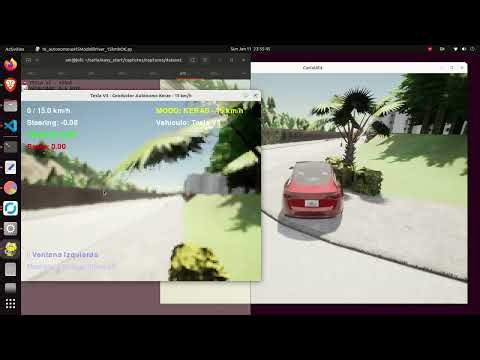 Carla PilotNet-agent trained with 3 bins-balanced steering dataset
