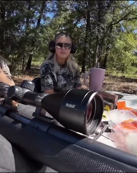 Seconds before a Tannerite blast went wrong