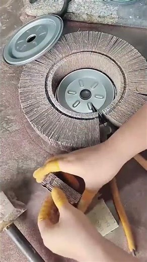 Grinding disc assembly process