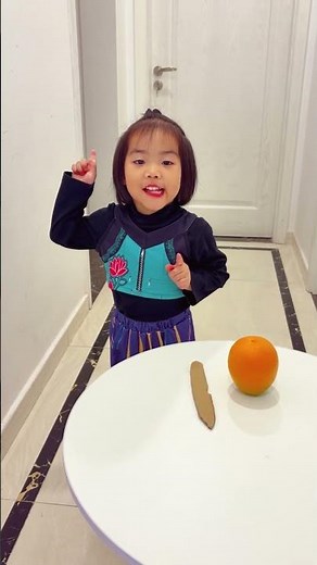 the paper knife won't cut the orange