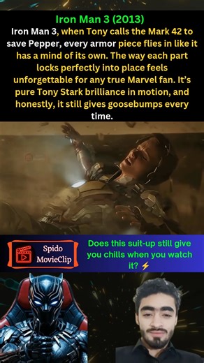 The Mark 42 Suit-Up That Gave Marvel Fans Goosebumps #ironman3 #tonystark