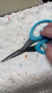 Faux Chenille Quilt and Karen Kay Buckley Scissors for the Win!