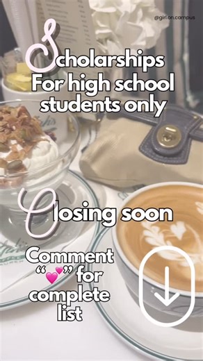 Girls On Campus | internships & scholarships on Instagram: "📣 scholarships for high school seniors 2025 💻✨ we built a verified list of scholarships w/ deadlines starting sept 28 ➝ all the way into 2026 🎓💰 💡 includes: • coca-cola scholars ($20,000) • questbridge national college match (full ride) • burger king® scholars ($1k–$5k) • jack kent cooke ($55k/yr) • ron brown ($40k) • low-competition locals like vfw voice of democracy + community foundation awards 🌎 everything is: ✅ organized by d