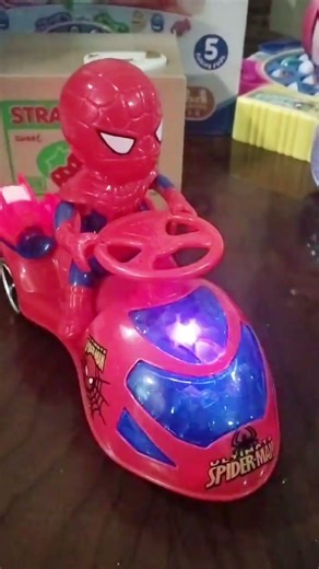 AMAZING SPIDERMAN MOTORBIKE 😲#amazing #trending #spiderman #toys #shorts