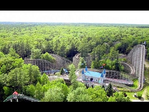 Dragon's Descent on-ride HD POV Funtown Splashtown U.S.A.