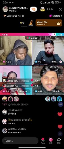 Engaging in Group Calls via Social Media Apps