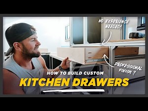 How to Build DIY Kitchen Drawers in a VAN Conversion | Soft close, fully custom | Part 1