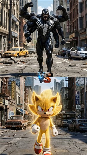 Six-Armed Venom vs Muscular Sonic, Muscular Knuckles, Muscular Shadow, Silver, Super Sonic
