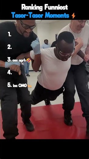 Ranking Funniest Taser-Taser Moments🤣⚡
