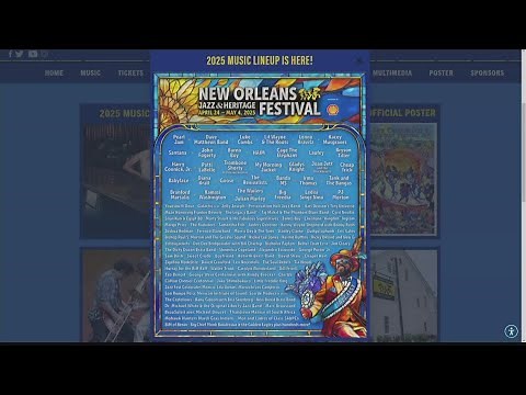 2025 New Orleans Jazz & Heritage Festival releases official lineup