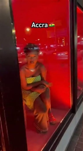 Red light district? Nah, just Accra serving looks and good vibes