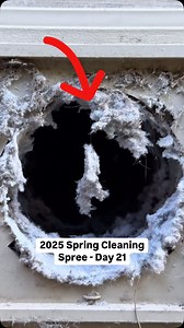 2.1K views · 296 reactions | It’s Day 21 of the Spring Cleaning Spree and today we’re heading to the laundry room 狀 Built-up lint in your dryer vent is one of the leading causes of house fires. That’s why today we’re deep cleaning the washing machine, the dryer, and the vent—not just for safety, but to help everything run more efficiently too. #springcleaningspree2025 #howto #cleaning | Clean That Up | Facebook