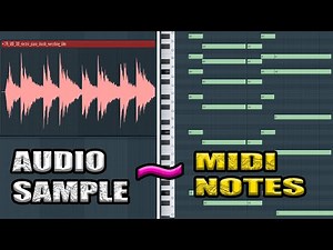 How To Convert Audio to Midi in FL Studio.