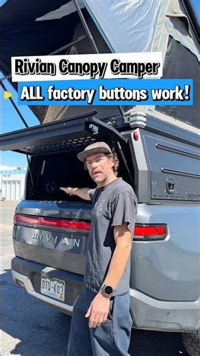 Rivian R1T Canopy: Keeping the Tailgate Drop & Gear Tunnel Seats Functional! #dirtboxoverland