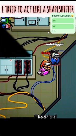 Among us caught in 4k 🧡😱😅 #amongus #shorts