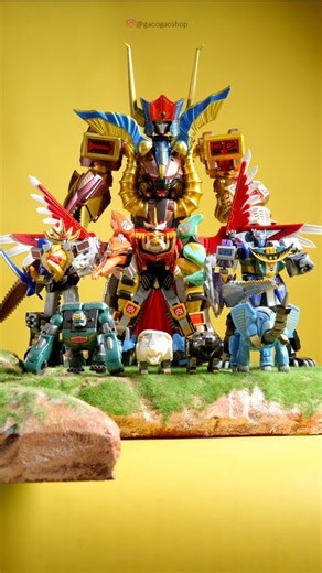 Gao o Gao Shop - Wild Force crystals handmade on Instagram: "Gaoranger SMP (Super Mini-Pla) Gaoranger is the original Japanese series that became Power Rangers Wild Force in the U.S. The SMP (Super Mini-Pla) line is a premium model kit series by Bandai, where you build and combine detailed mecha robots (zords) yourself. Unlike simple toys, SMP kits are aimed at collectors—they feature high articulation, accurate proportions, and the ability to combine into iconic Megazords from the show. #wildfo