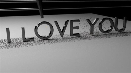 Love, I Love You, Text. Free Stock Video