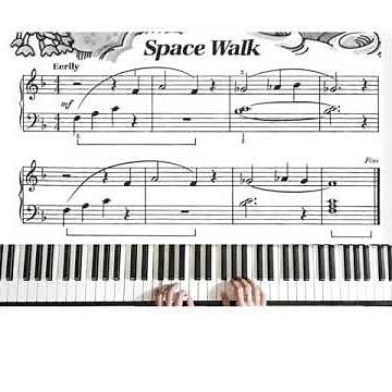 Bastien piano basic Level 1: Space Walk