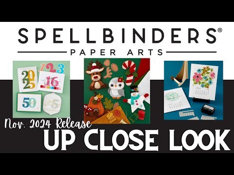 Spellbinders UP CLOSE 👀 Look 👀 at the New Release for November 2024 #teamspellbinders