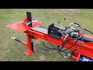 I built a powerful hydraulic log splitter