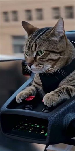 Cat Flies Delivery Drone Over City Like a Pro! 🐱🚁