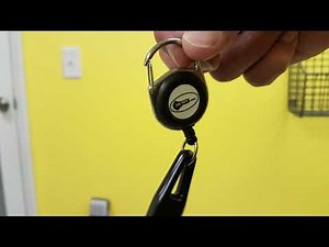 Ski Key Retractable Key Holder