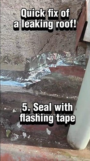 Fix a Leaking Roof in 30 Seconds | DIY Roof Repair #diy #homeimprovement