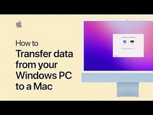How to transfer your data from a Windows PC to a Mac using Migration Assistant | Apple Support